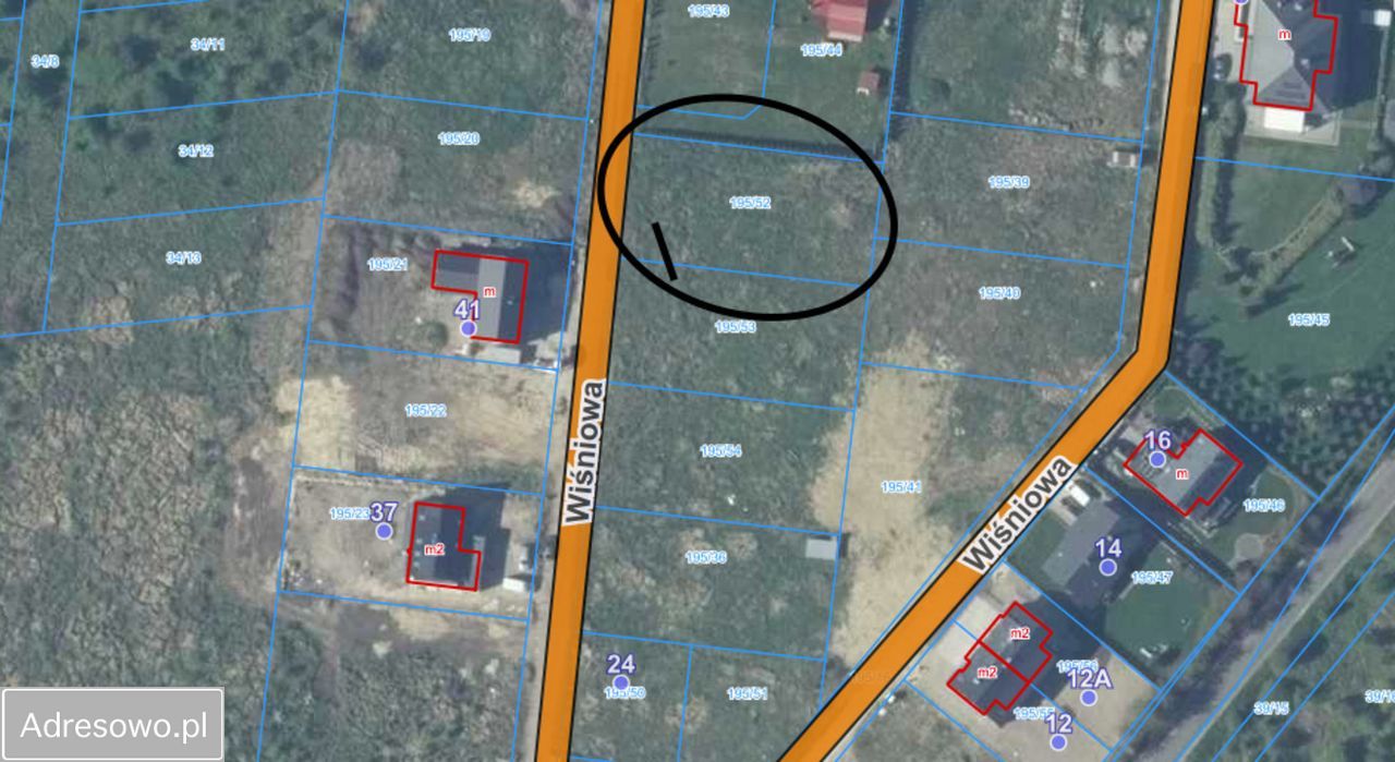 Działka budowlana Stobno, ul. Wiśniowa