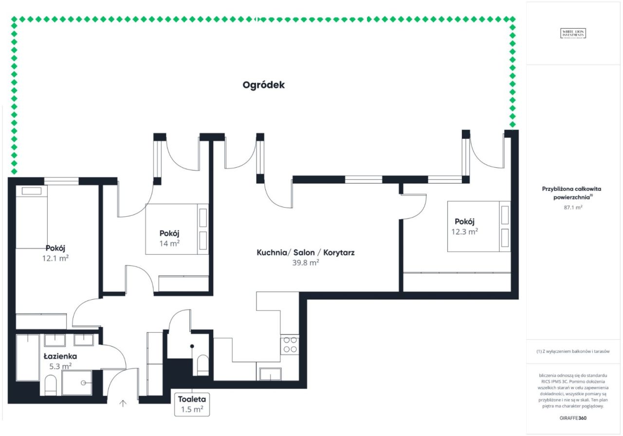 Mieszkanie 4-pokojowe Warszawa Bemowo, ul. Batalionów Chłopskich. Zdjęcie 21