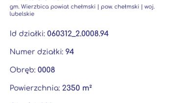 Działka budowlana Ochoża