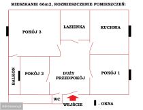 Mieszkanie 3-pokojowe Kalisz Dobrzec, ul. Sylwestra Szpilowskiego. Zdjęcie 1