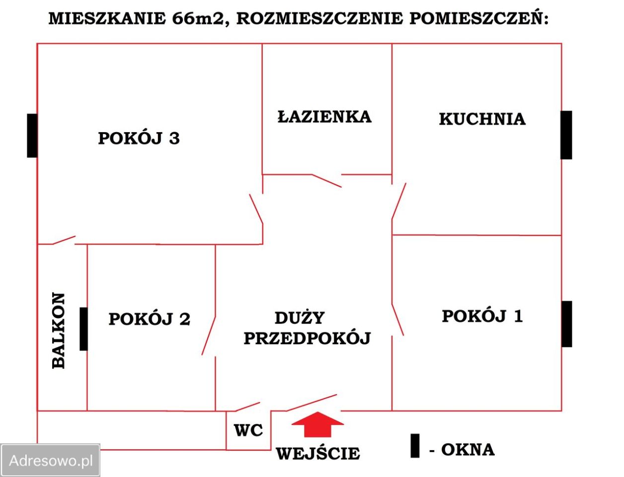 Mieszkanie 3-pokojowe Kalisz Dobrzec, ul. Sylwestra Szpilowskiego. Zdjęcie 2