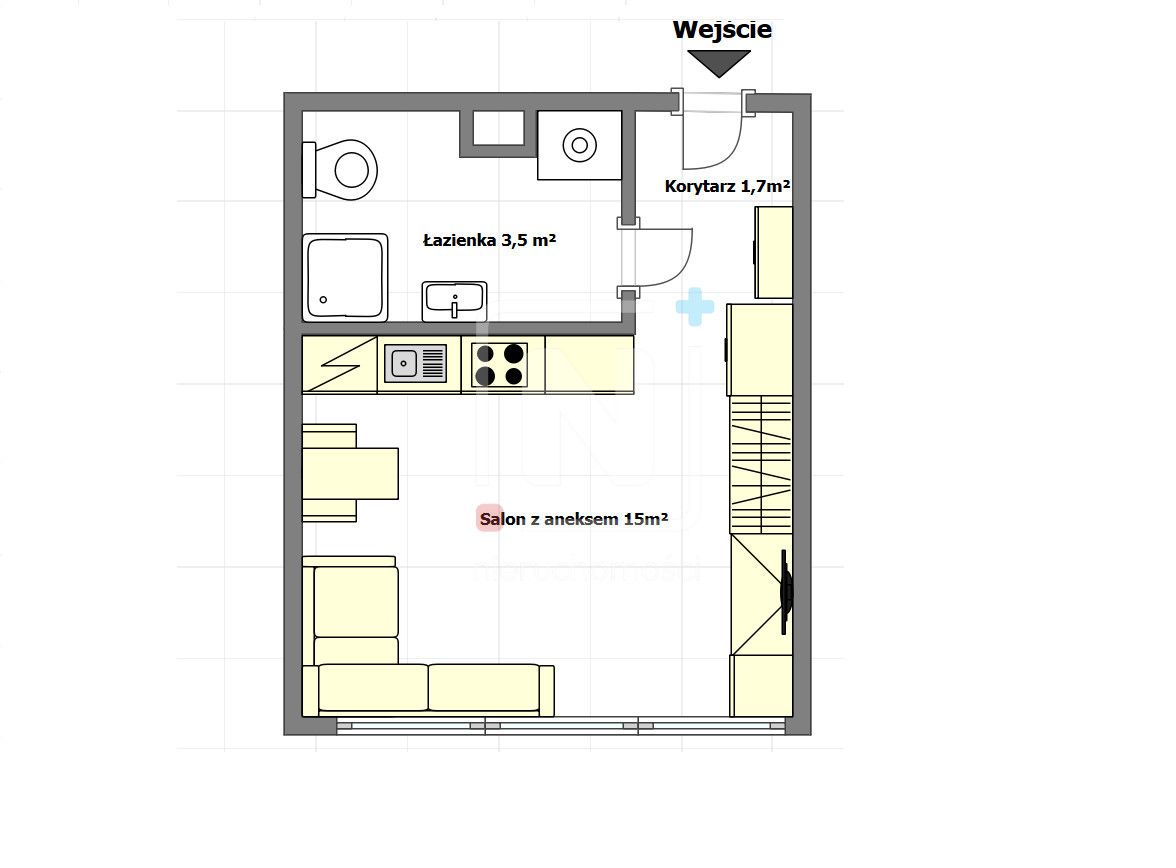 Mieszkanie 1-pokojowe Warszawa Mokotów, ul. Lutocińska. Zdjęcie 12