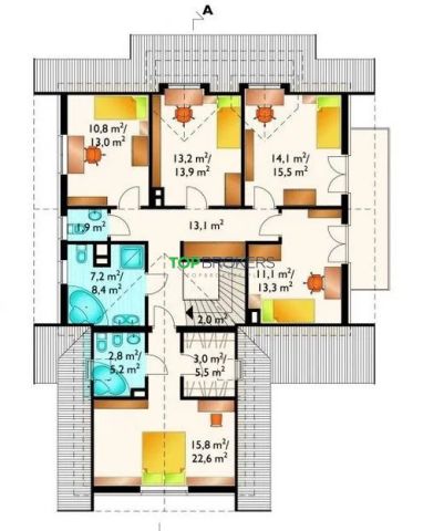 dom wolnostojący, 7 pokoi Warszawa Zerzeń. Zdjęcie 17