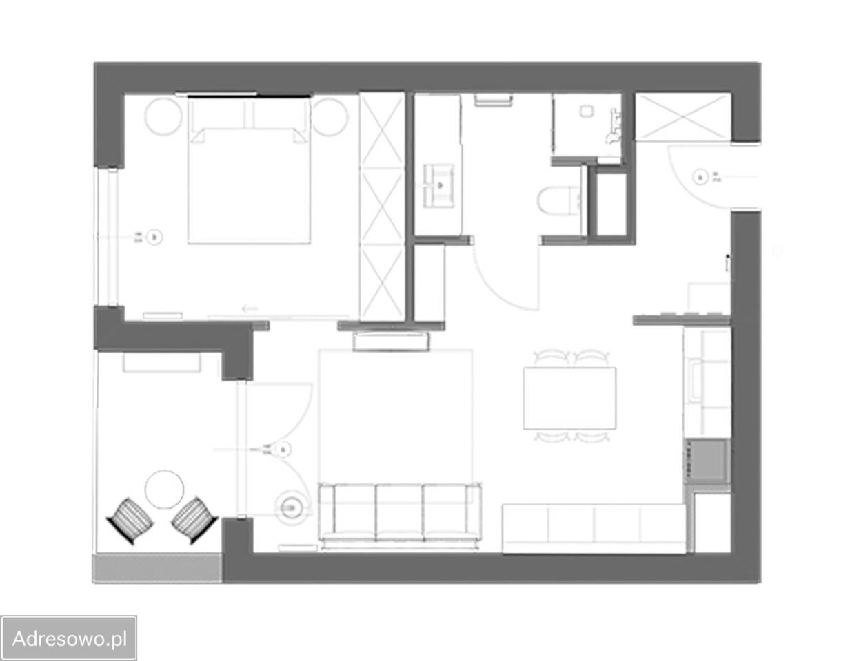 Mieszkanie 2-pokojowe Warszawa Bemowo, ul. Rozłogi. Zdjęcie 14