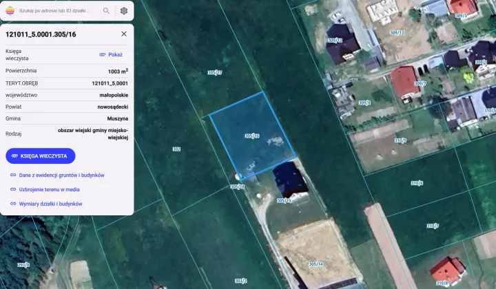 Działka rolno-budowlana Andrzejówka