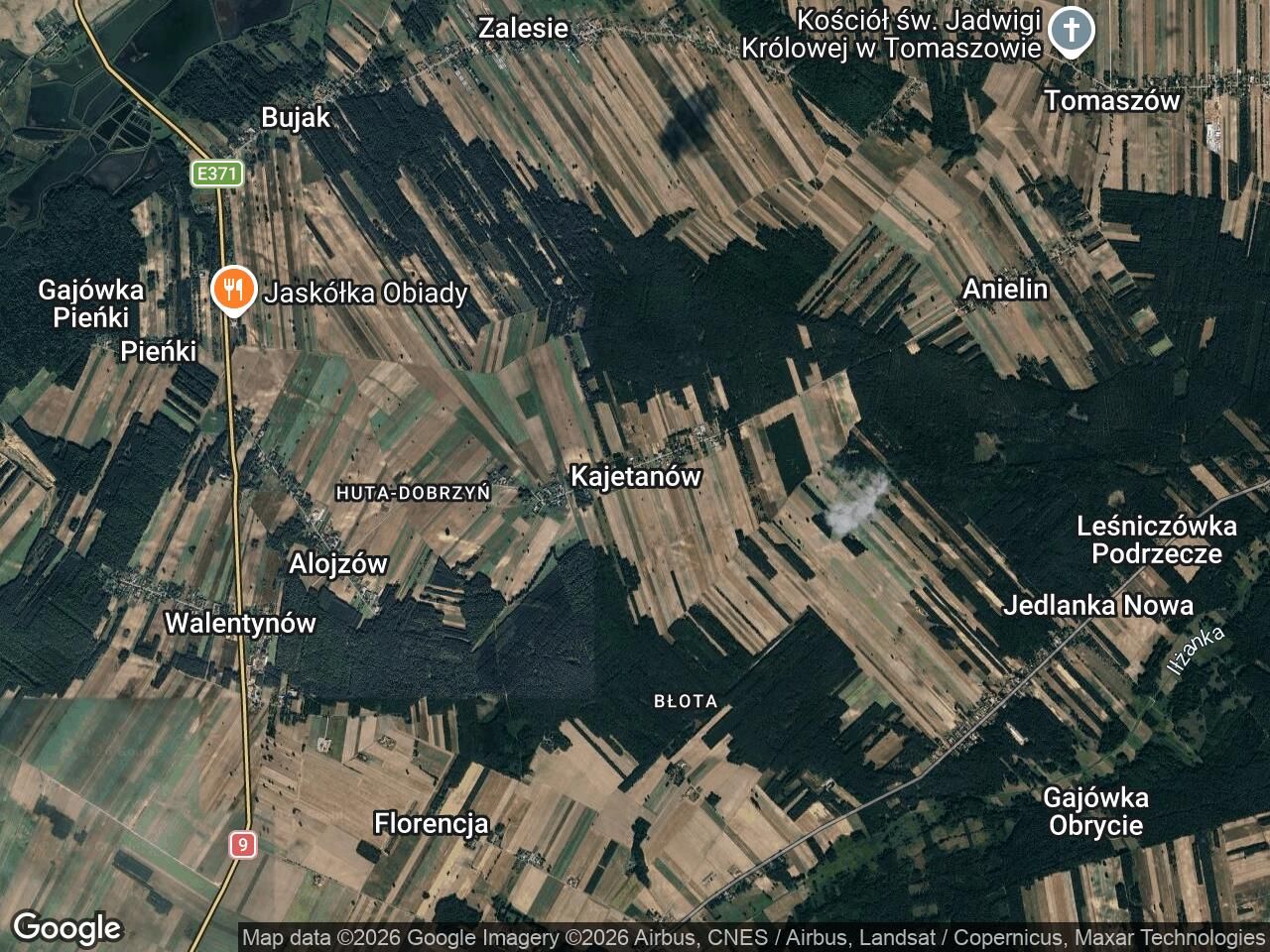 Działka rolno-budowlana Kajetanów. Zdjęcie 1