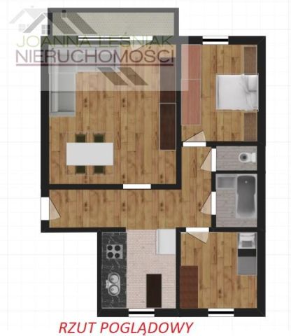 Mieszkanie 3-pokojowe Olkusz, ul. Juliana Tuwima. Zdjęcie 15