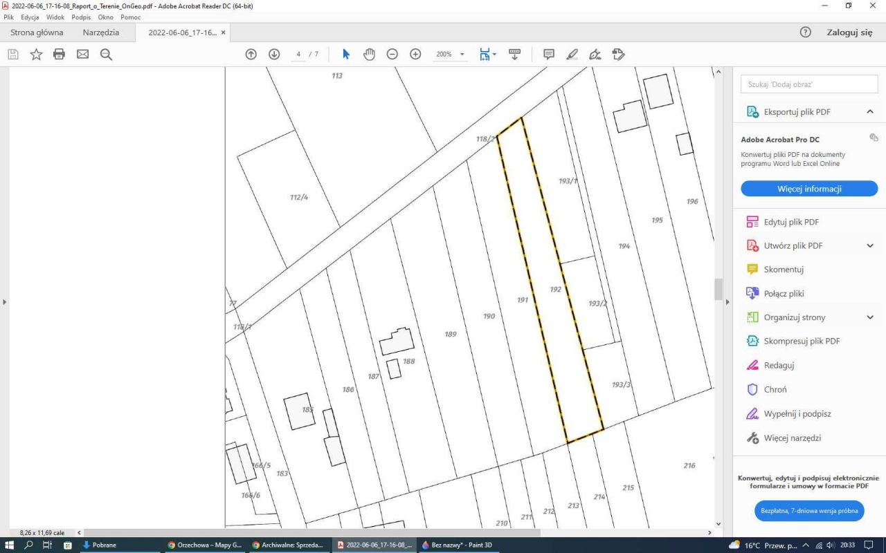 Działka rolno-budowlana Dobra, ul. Orzechowa. Zdjęcie 4