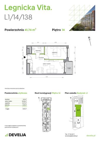 Mieszkanie 2-pokojowe Wrocław Popowice, ul. Legnicka. Zdjęcie 8