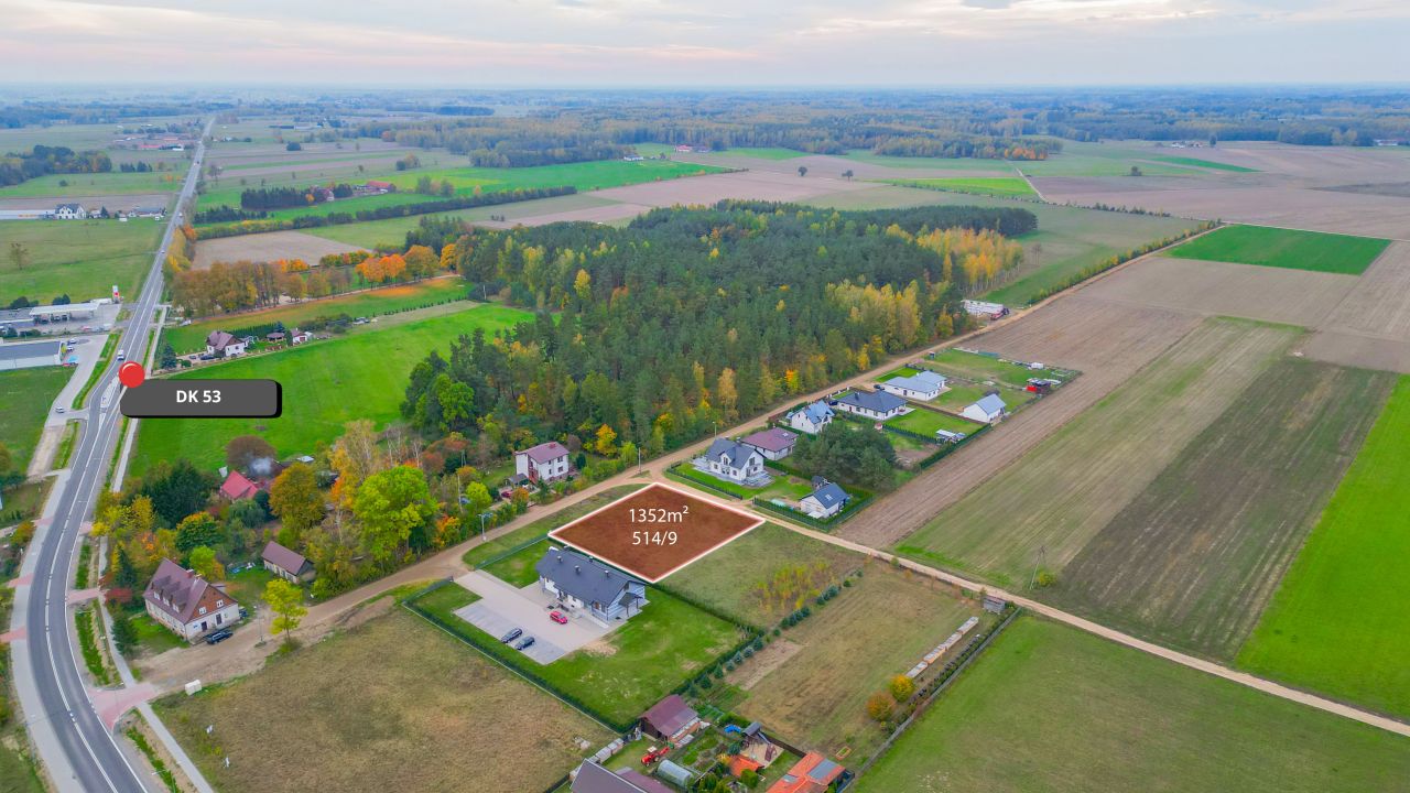 Działka budowlana Rozogi, ul. Partyzantów. Zdjęcie 3