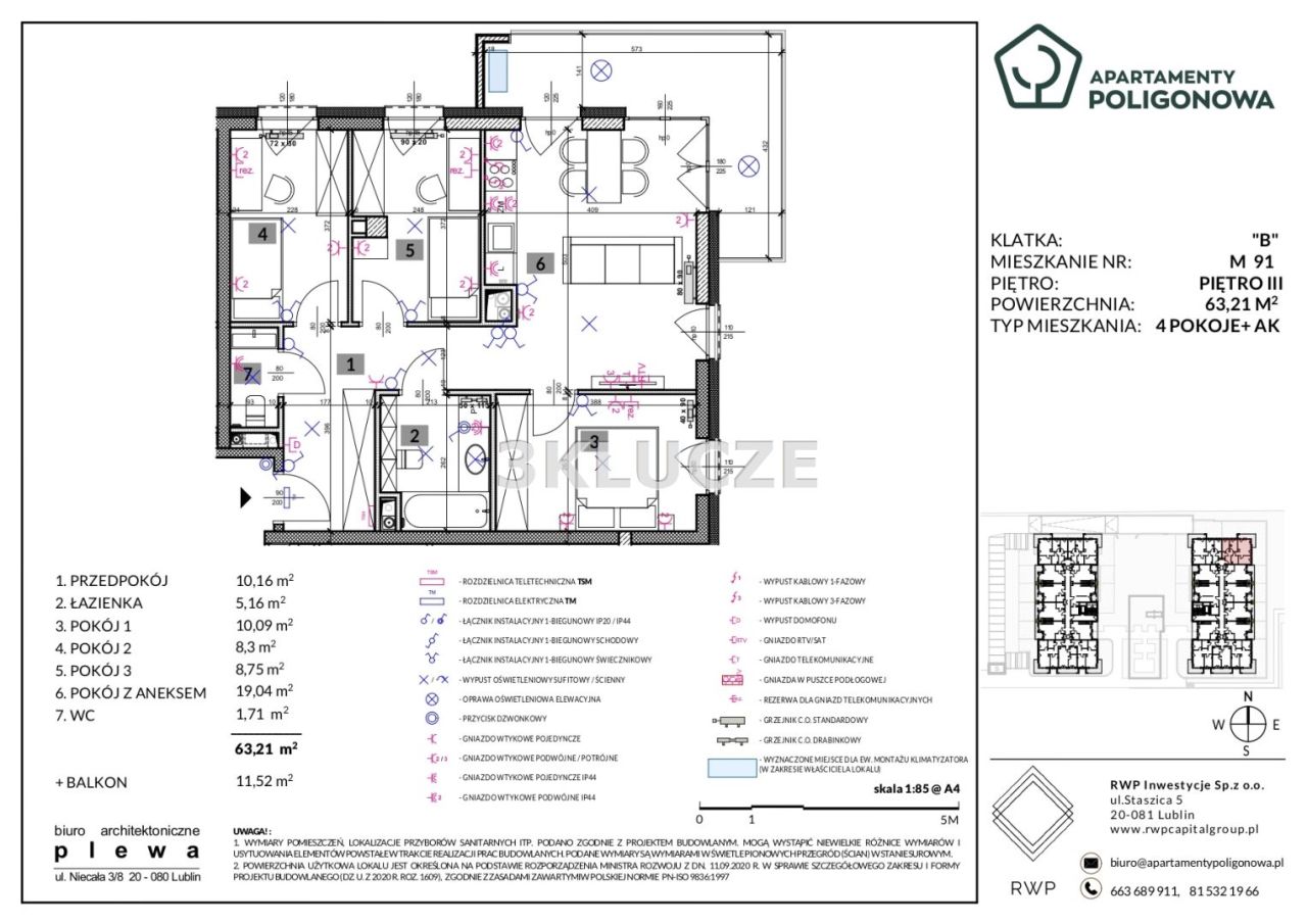 Mieszkanie 4-pokojowe Lublin Sławin. Zdjęcie 1