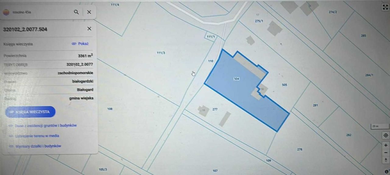 Działka budowlana Rościno. Zdjęcie 3