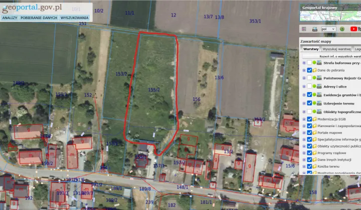 Działka rolno-budowlana Kunów, ul. Nasławicka