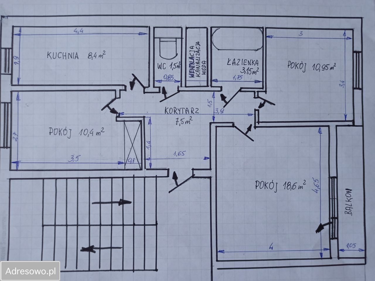 Mieszkanie 3-pokojowe Radom Zamłynie, ul. Spółdzielcza. Zdjęcie 16