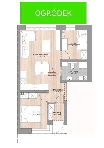 Mieszkanie 3-pokojowe Kraków Dębniki, ul. Spacerowa. Zdjęcie 10