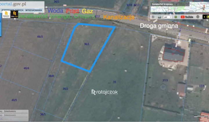 Działka inwestycyjna Parszczyce, ul. Łąkowa