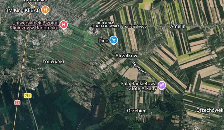 Działka rolna Strzałków, ul. Kochanowskiego