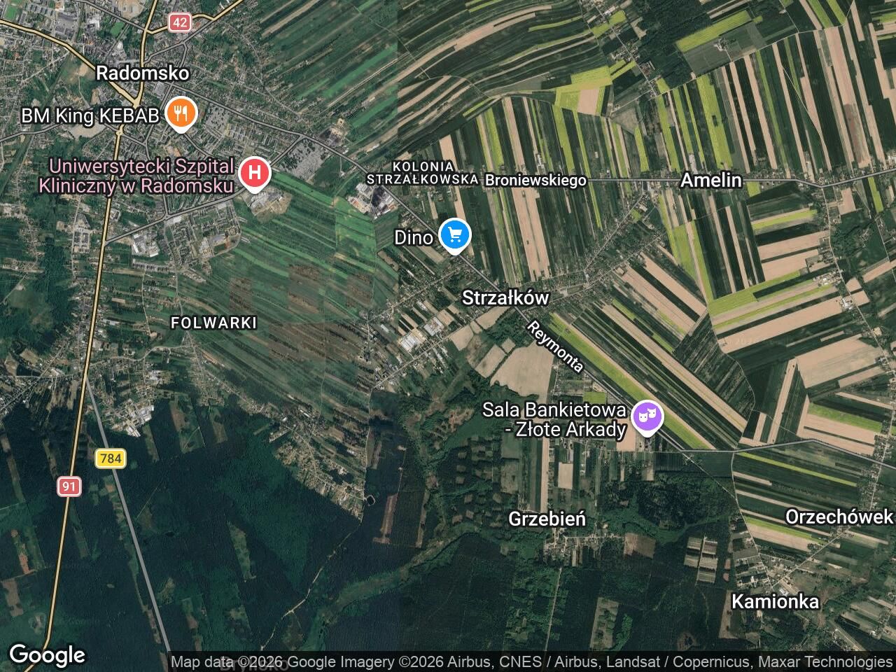 Działka rolna Strzałków, ul. Kochanowskiego. Zdjęcie 1