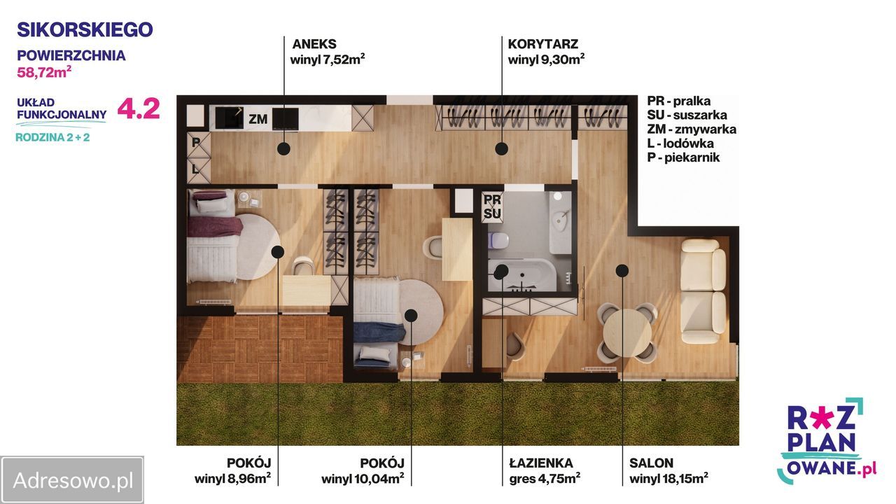 Mieszkanie 3-pokojowe Kielce, ul. gen. Władysława Sikorskiego. Zdjęcie 14