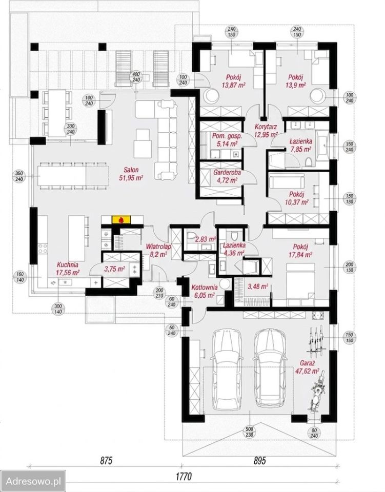 dom wolnostojący, 5 pokoi Budy Zaklasztorne, ul. Mazowiecka. Zdjęcie 19