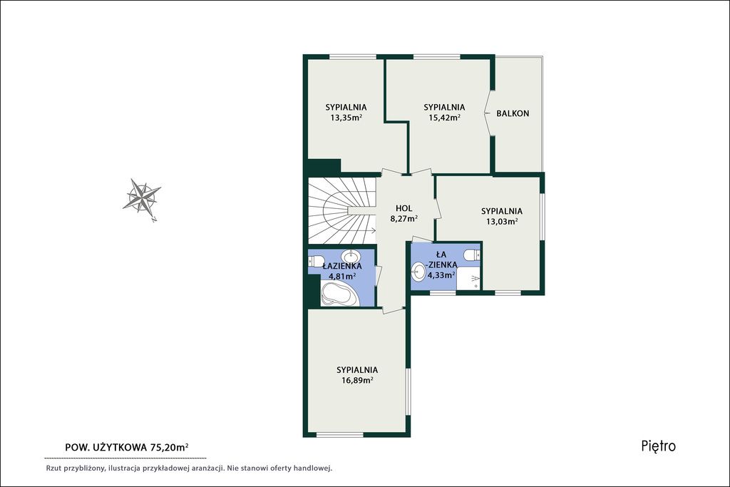 bliźniak, 5 pokoi Sękocin Stary, ul. Olchowa. Zdjęcie 49