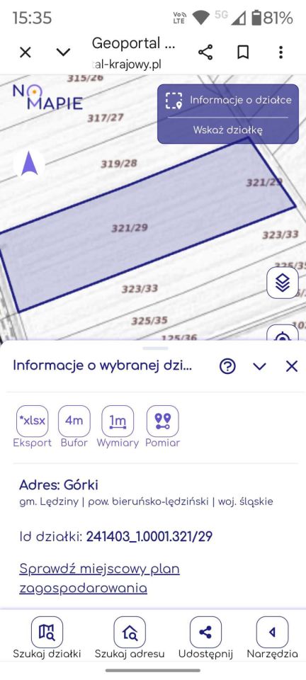 Działka rolna Lędziny Górki. Zdjęcie 6