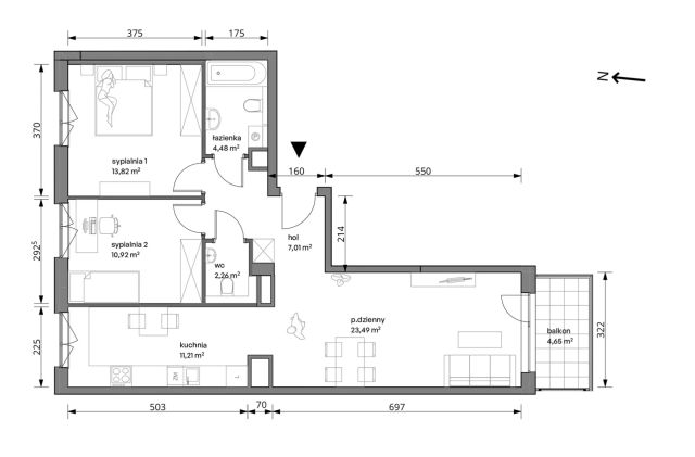 Mieszkanie 3-pokojowe Warszawa Włochy, ul. Trzcinowa. Zdjęcie 7