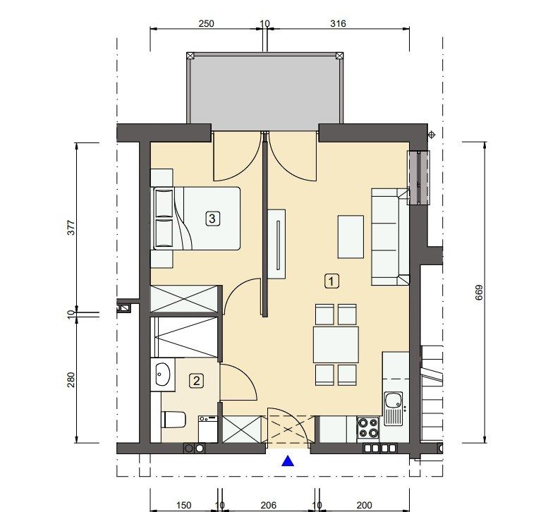 Mieszkanie 2-pokojowe Szklarska Poręba. Zdjęcie 17