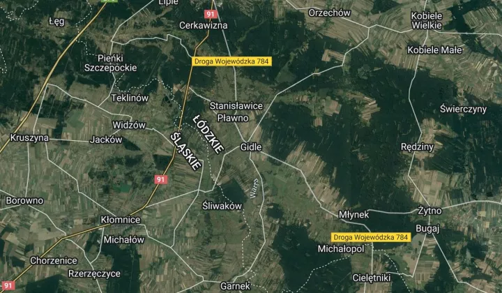 Działka rolna Gidle
