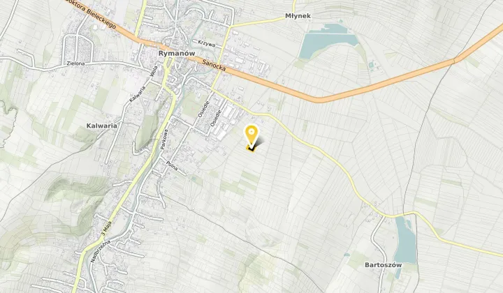 Działka budowlana Rymanów, ul. Dworska