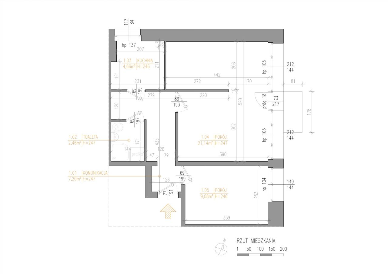 Mieszkanie 2-pokojowe Inowrocław, ul. Władysława Łokietka. Zdjęcie 8