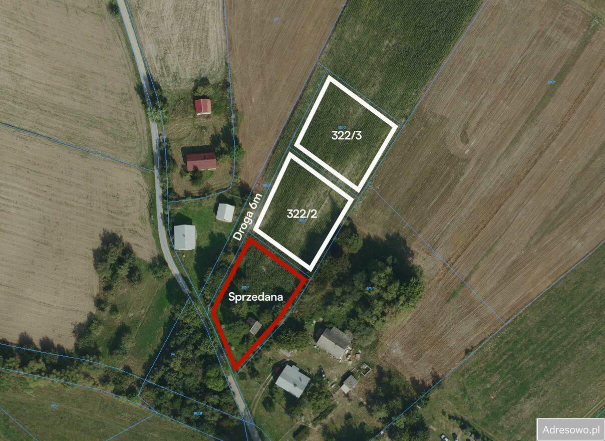 Działka budowlana Wadowice Dolne. Zdjęcie 2