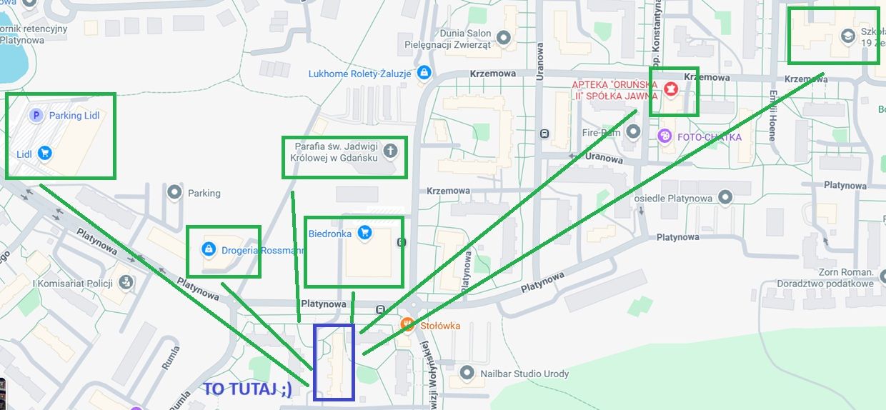 Mieszkanie 3-pokojowe Gdańsk Orunia Górna, ul. Strzelców Karpackich. Zdjęcie 15
