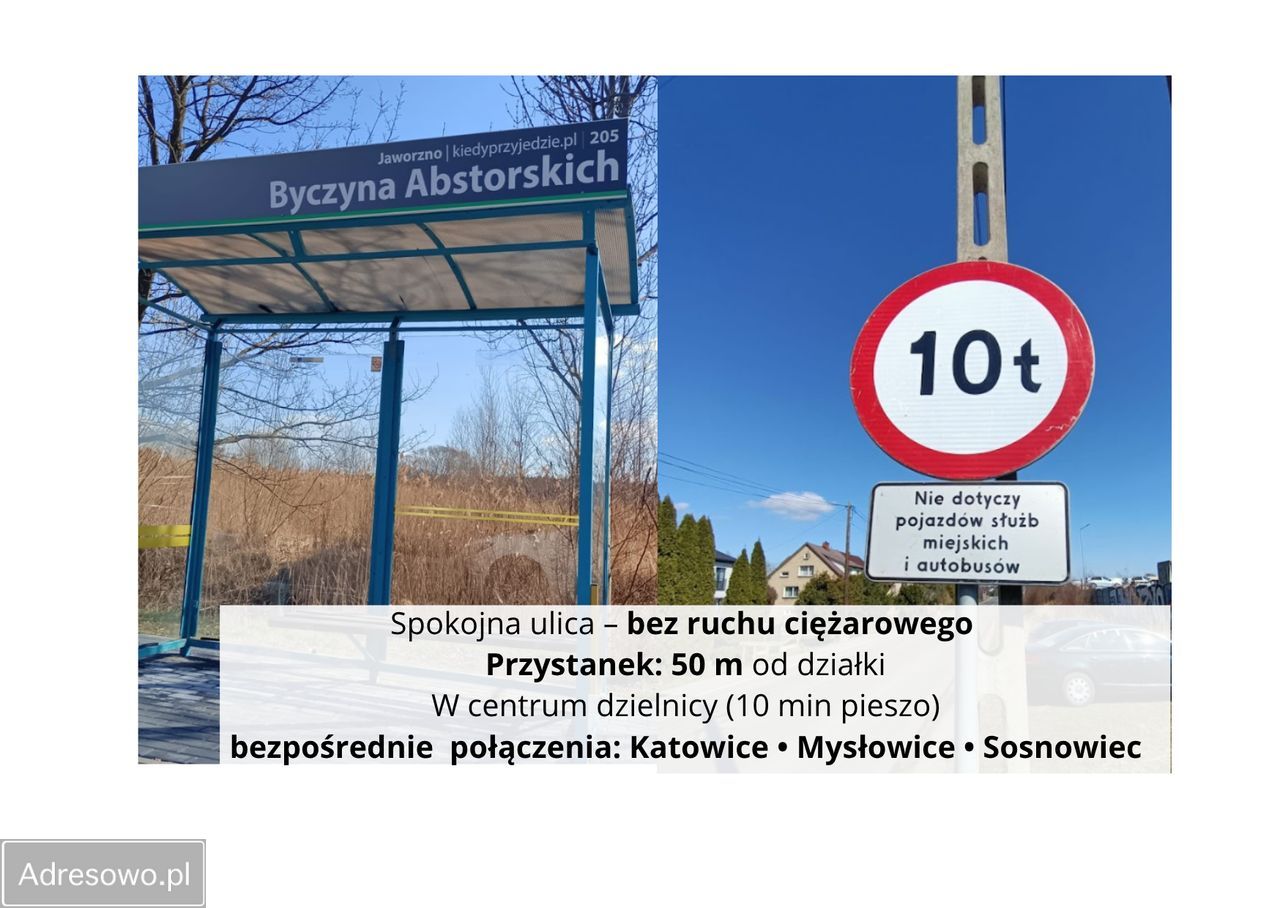 Działka budowlana Jaworzno Byczyna, ul. Abstorskich. Zdjęcie 4