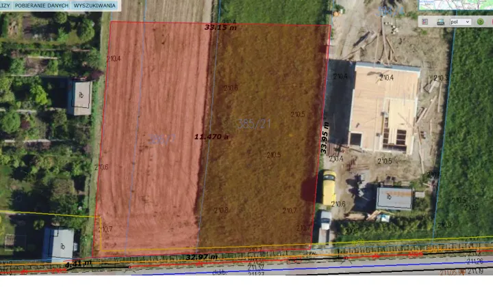 Działka budowlana Sędziszów Małopolski Przedmieście Sędziszowskie, ul. Wspólna