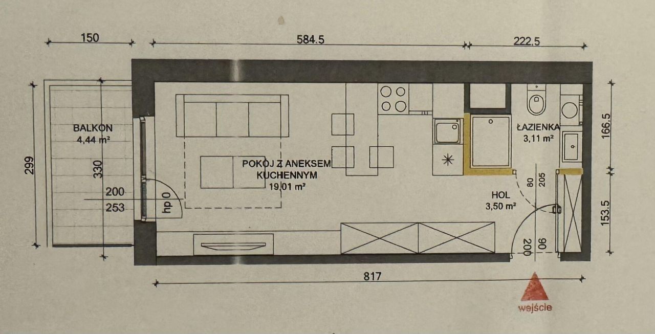 Mieszkanie 1-pokojowe Warszawa Annopol, ul. Pawła Włodkowica. Zdjęcie 20