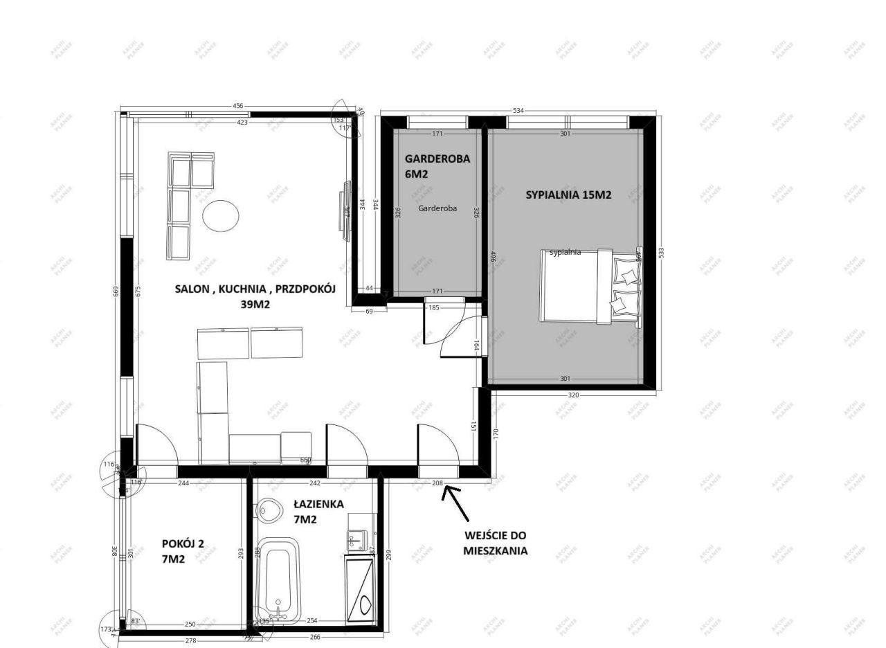 Mieszkanie 4-pokojowe Zabrze Centrum, ul. gen. Charlesa de Gaulle'a. Zdjęcie 6