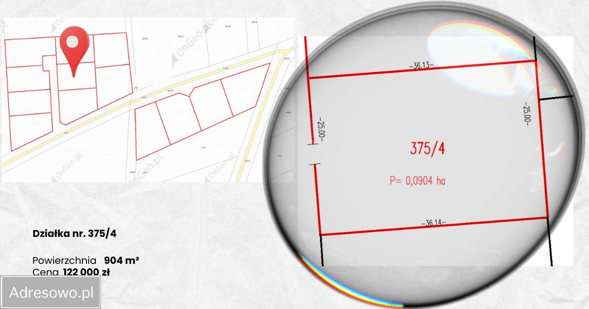 Działka budowlana Jugowa. Zdjęcie 3
