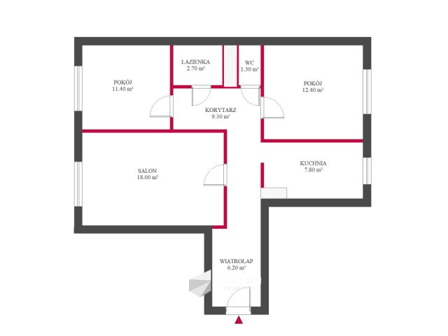 Mieszkanie 3-pokojowe Poznań Rataje, os. Rusa. Zdjęcie 21