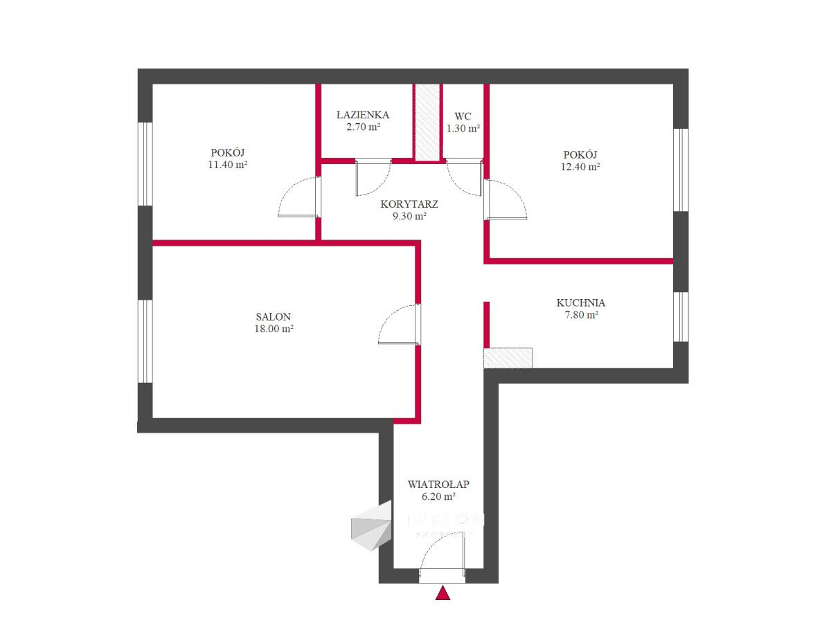 Mieszkanie 3-pokojowe Poznań Rataje, os. Rusa. Zdjęcie 21
