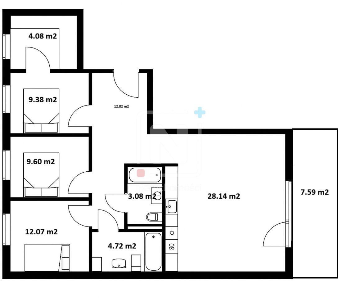 Mieszkanie 4-pokojowe Warszawa Ursus, ul. Silnikowa. Zdjęcie 10