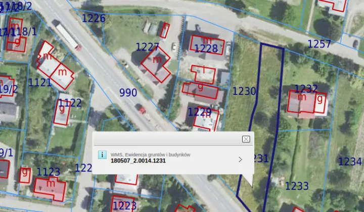 Działka budowlana Nowy Żmigród, ul. Dukielska