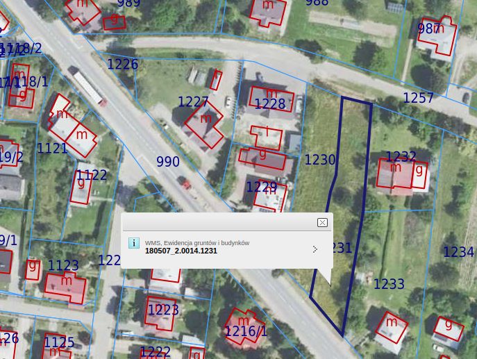 Działka budowlana Nowy Żmigród, ul. Dukielska. Zdjęcie 1