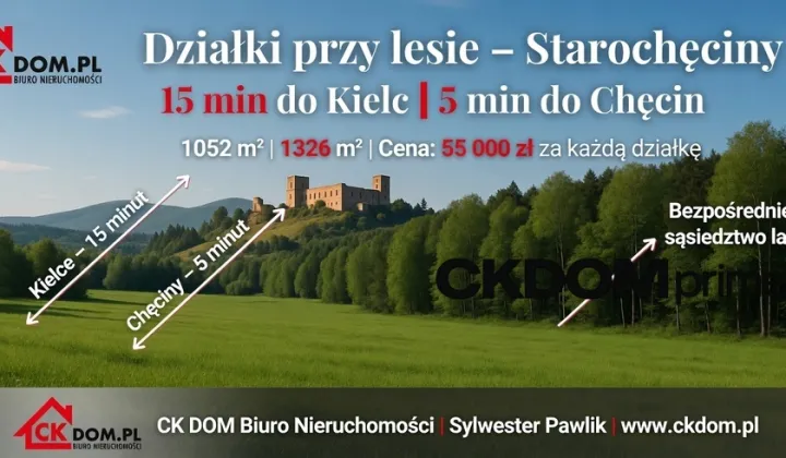 Działka Starochęciny
