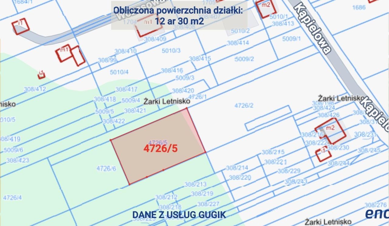 Działka budowlana Żarki-Letnisko, ul. Kąpielowa. Zdjęcie 2