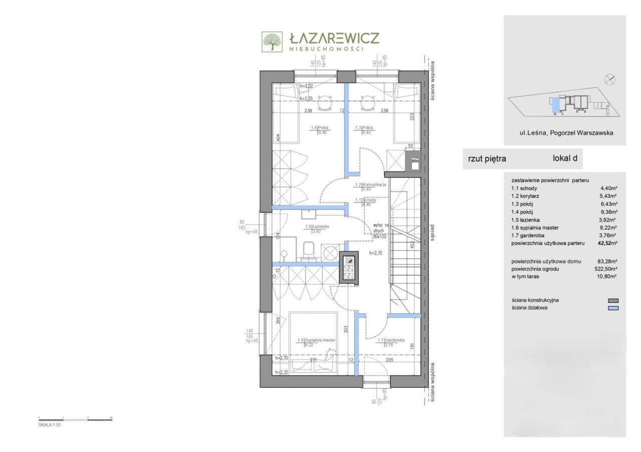 bliźniak, 5 pokoi Pogorzel, ul. Leśna. Zdjęcie 8