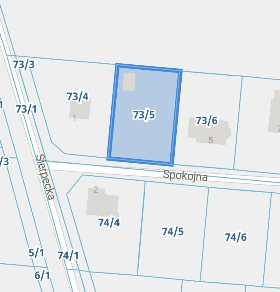Działka budowlana Stare Proboszczewice, ul. Spokojna. Zdjęcie 5
