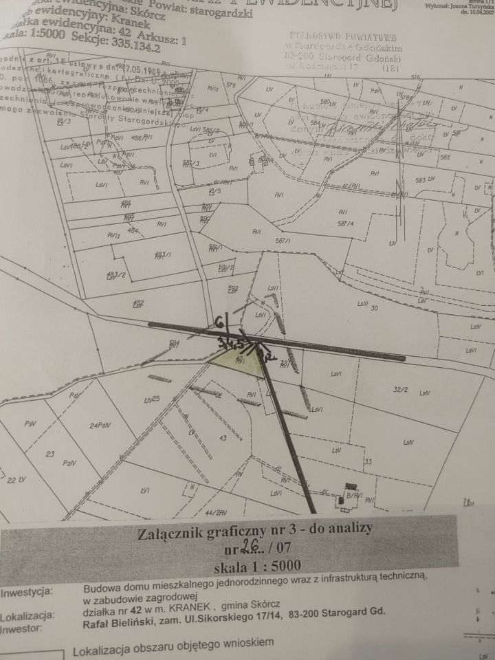 Działka budowlana Kranek. Zdjęcie 3