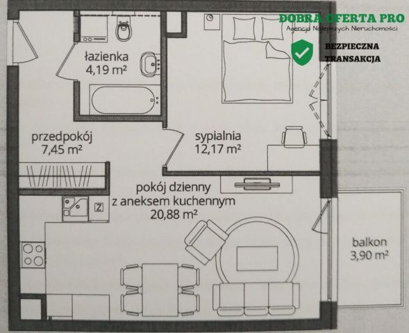 Mieszkanie 2-pokojowe Gdańsk Śródmieście, ul. Wałowa. Zdjęcie 7