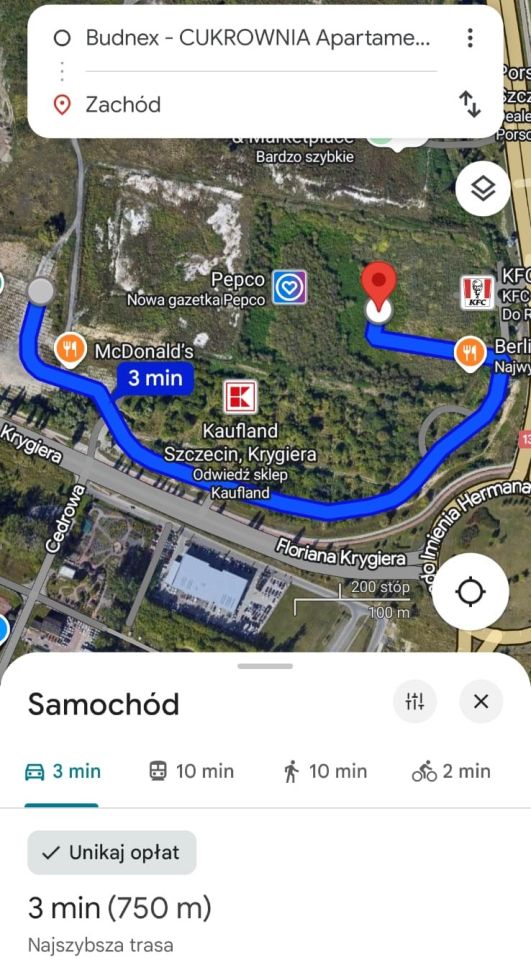 Mieszkanie 2-pokojowe Szczecin Gumieńce, ul. Gorzowska. Zdjęcie 2